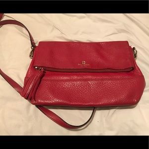 Red Kate Spade crossbody bag